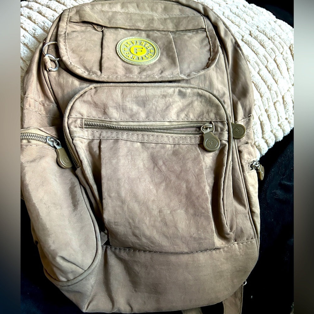 Fantasy beige backpack